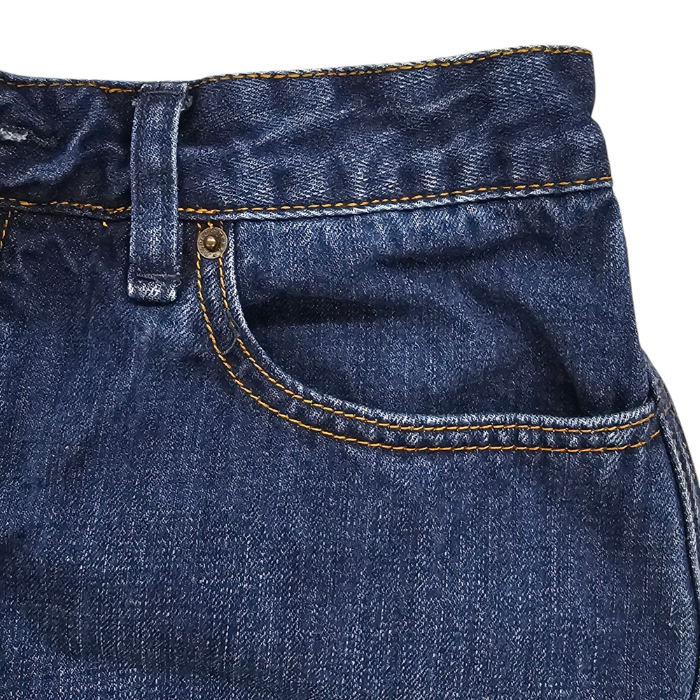 Free People Shorts Womens Size 30 Cut Off Jean Booty Shorts Denim Button Fly - Picture 4 of 12